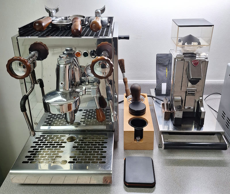 Our espresso setup